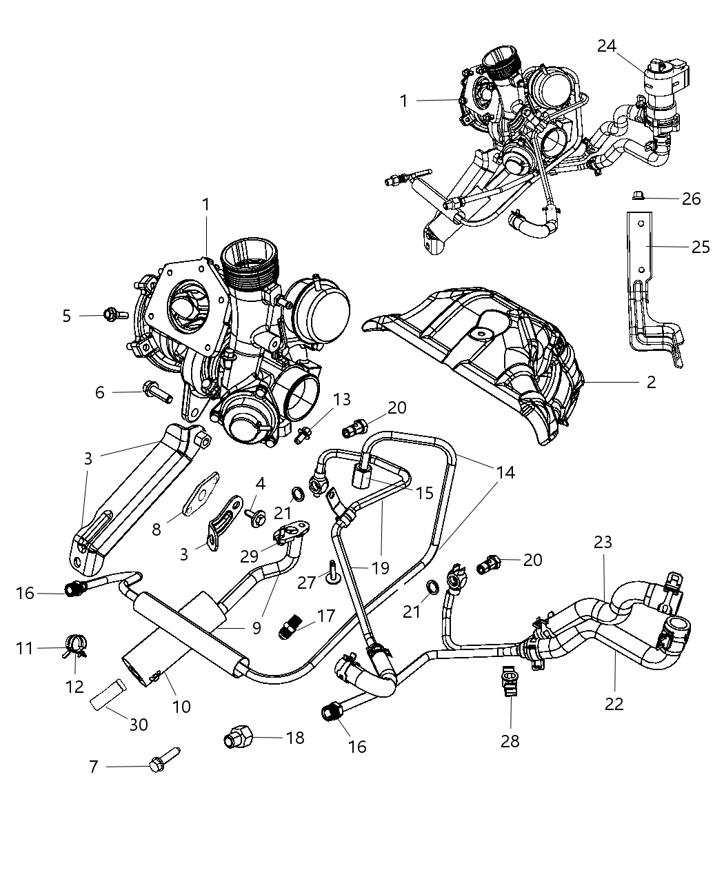 Mopar 5047007AA Bracket-Auxiliary COOLANT Pump