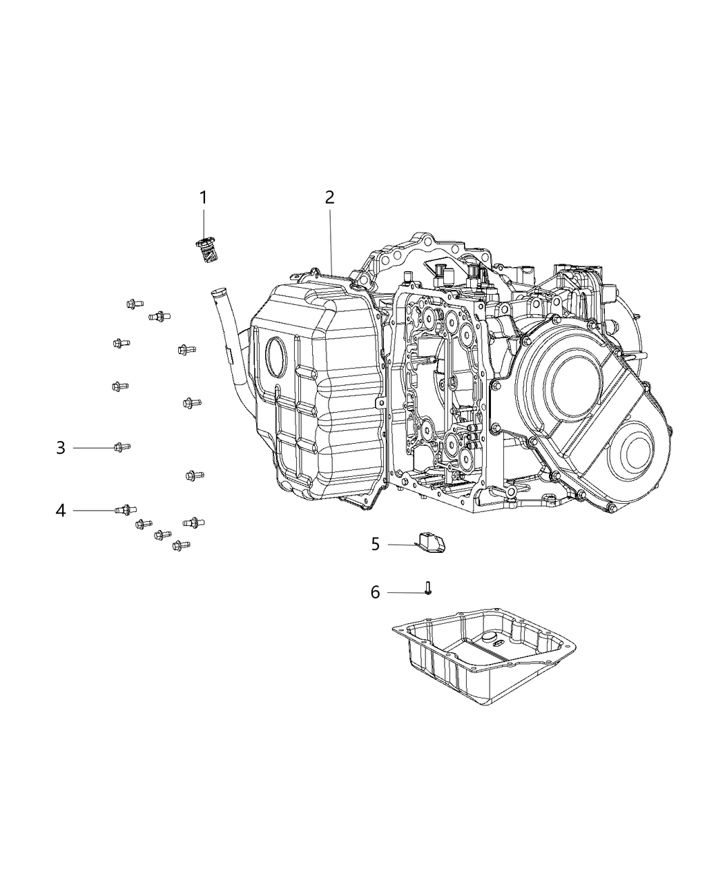 Mopar 4800437AA Bracket-Transmission Oil Pan