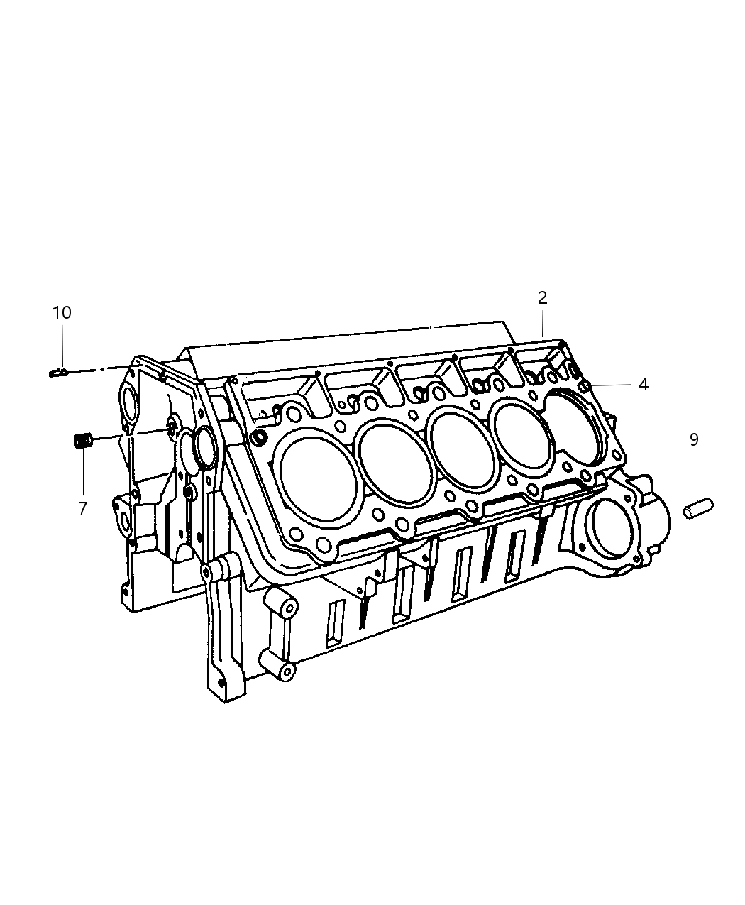 Mopar 5004038AB Block-Cylinder