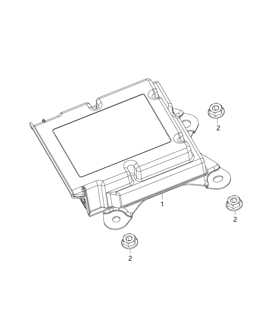 Mopar 68238840AG OCCUPANT Restraint Module