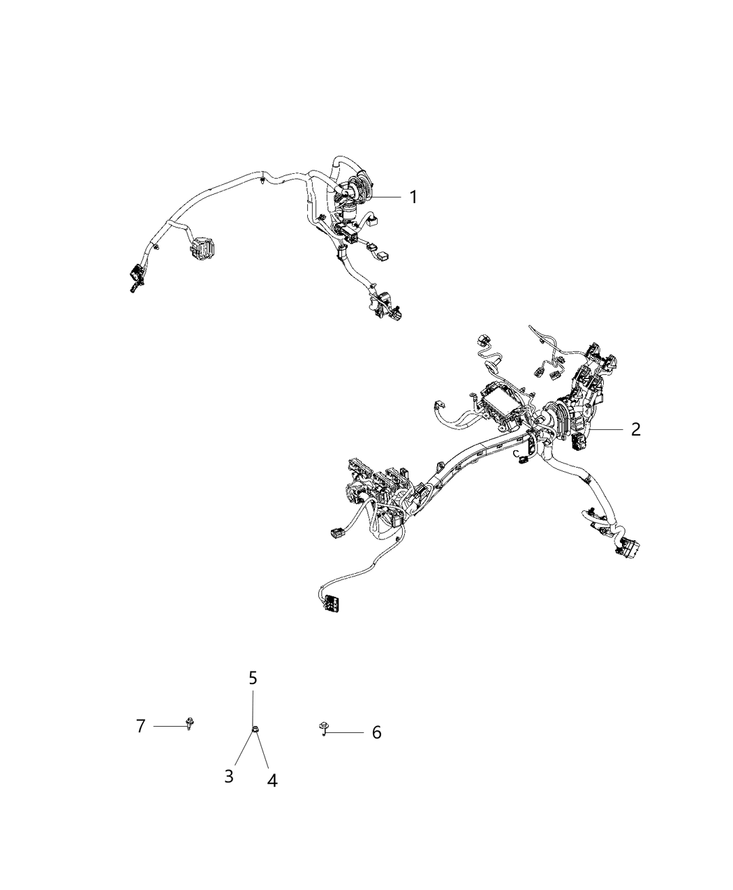 Mopar 52112688AD Wiring-Dash Right