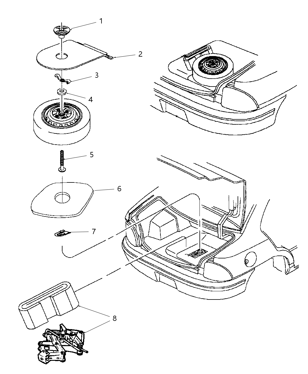 Mopar PP26HSBAB Cover-Spare Tire