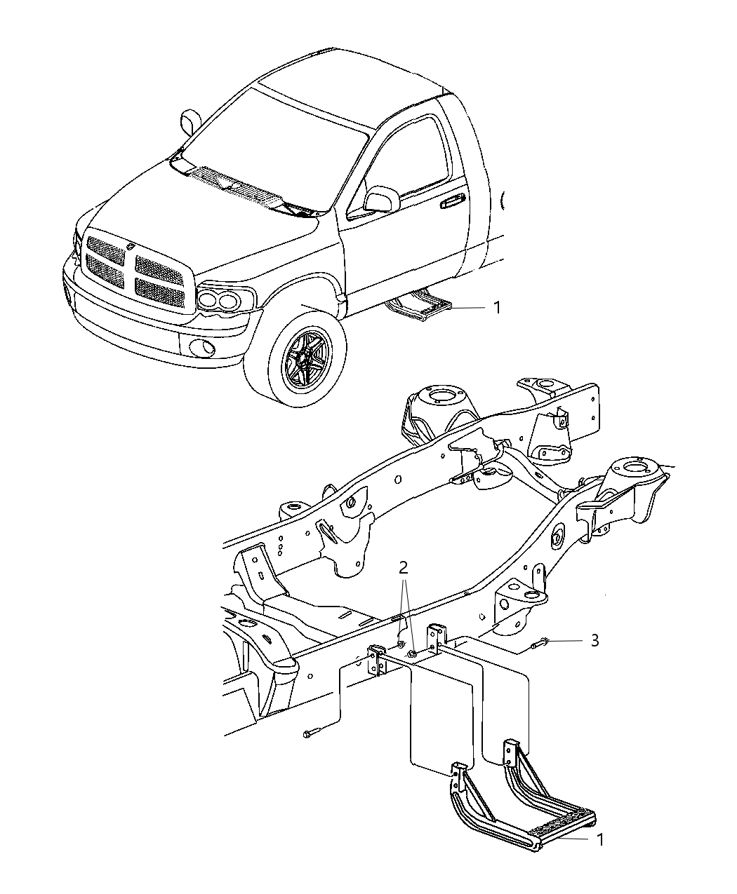 Mopar 82211645AG Step Kit-Side 82211645AG Mopar Step Kit-Side