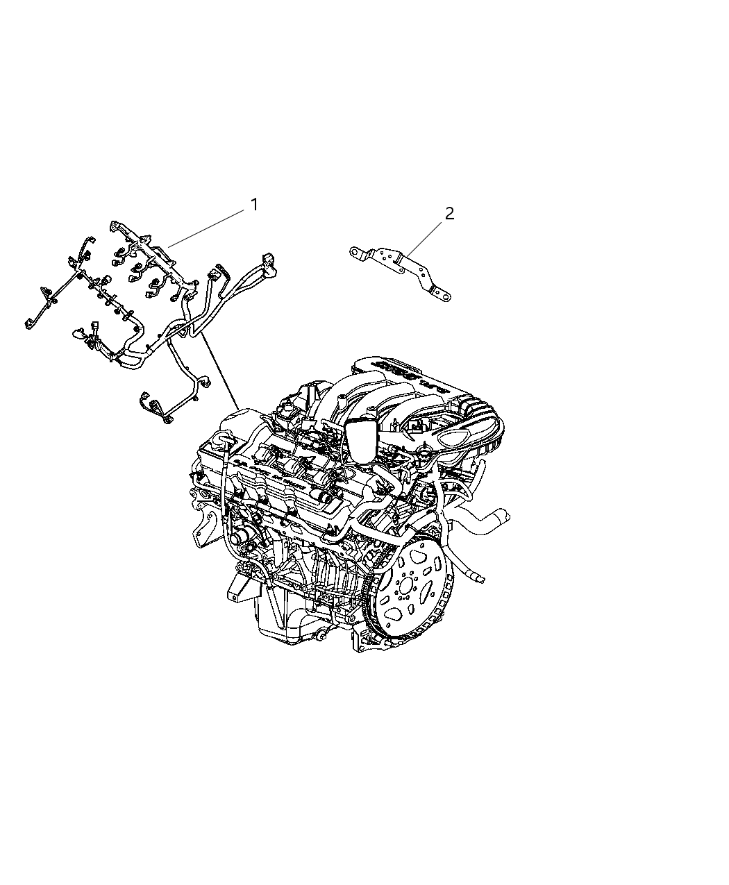 Mopar 68046699AB Wiring-Engine