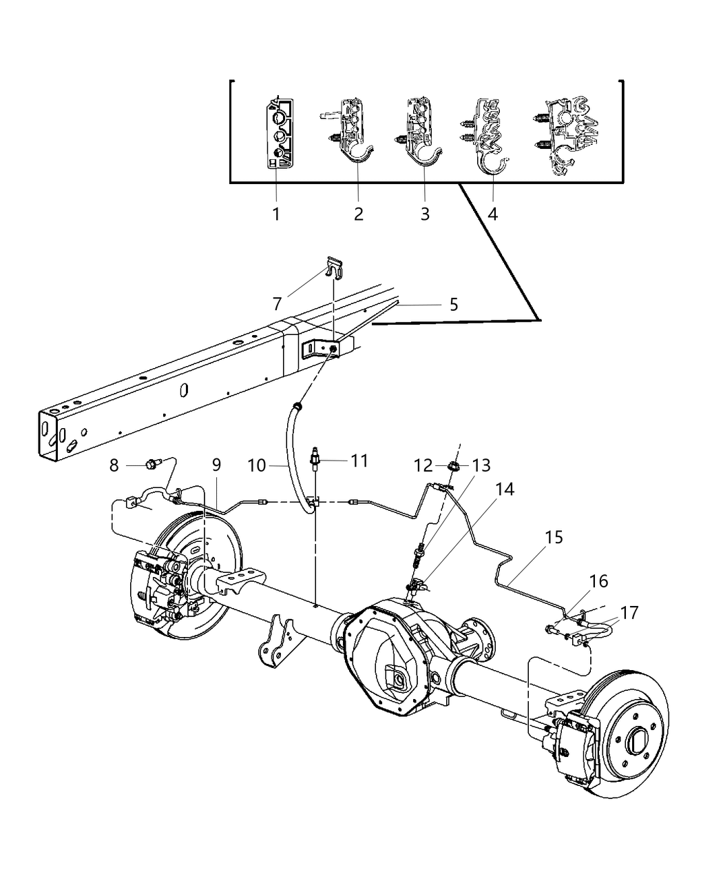 Mopar 52122482AA Line-Brake