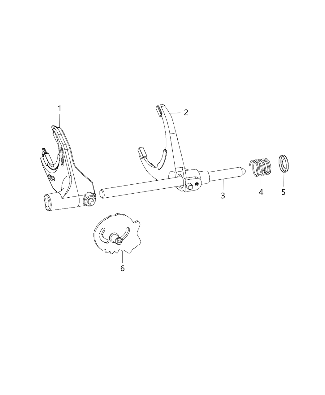 Mopar 68391460AA Fork-Range