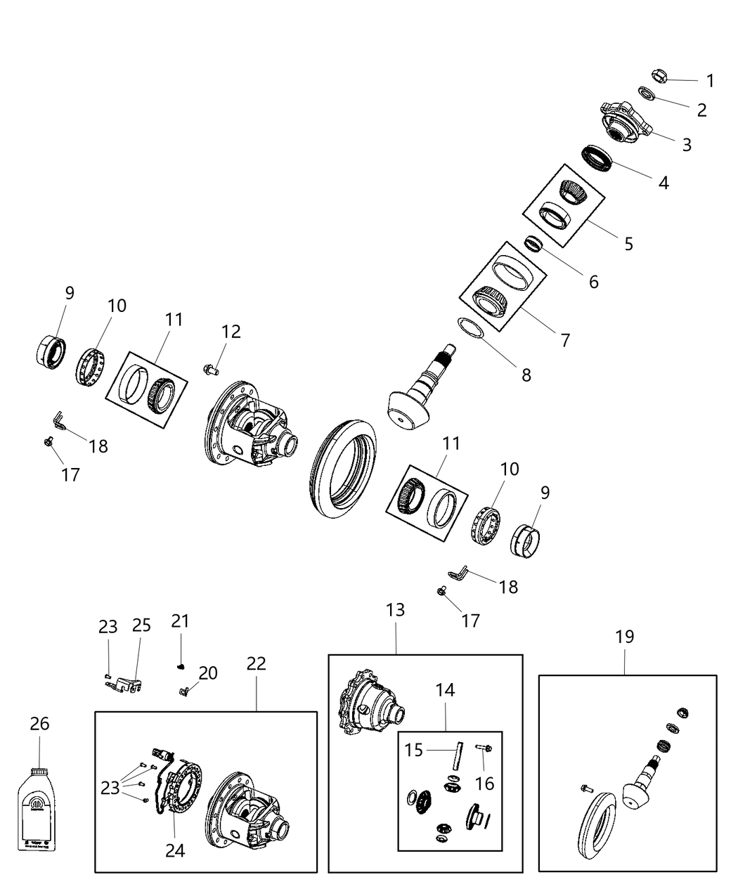 Mopar 68216935AA Bolt-Ring Gear