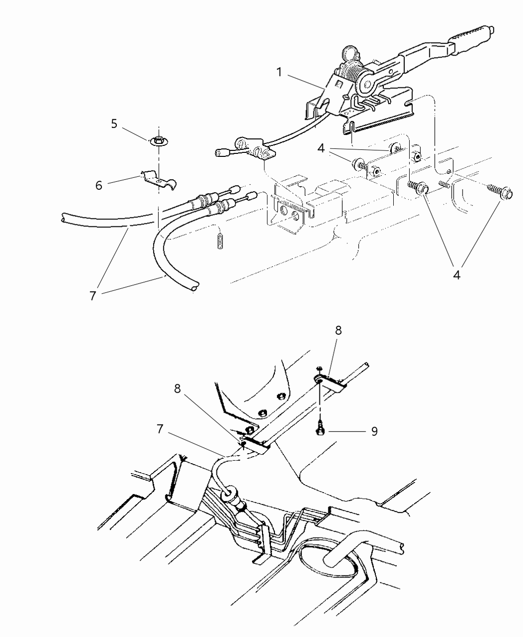 Mopar 4779137AA Lever-Park Brake