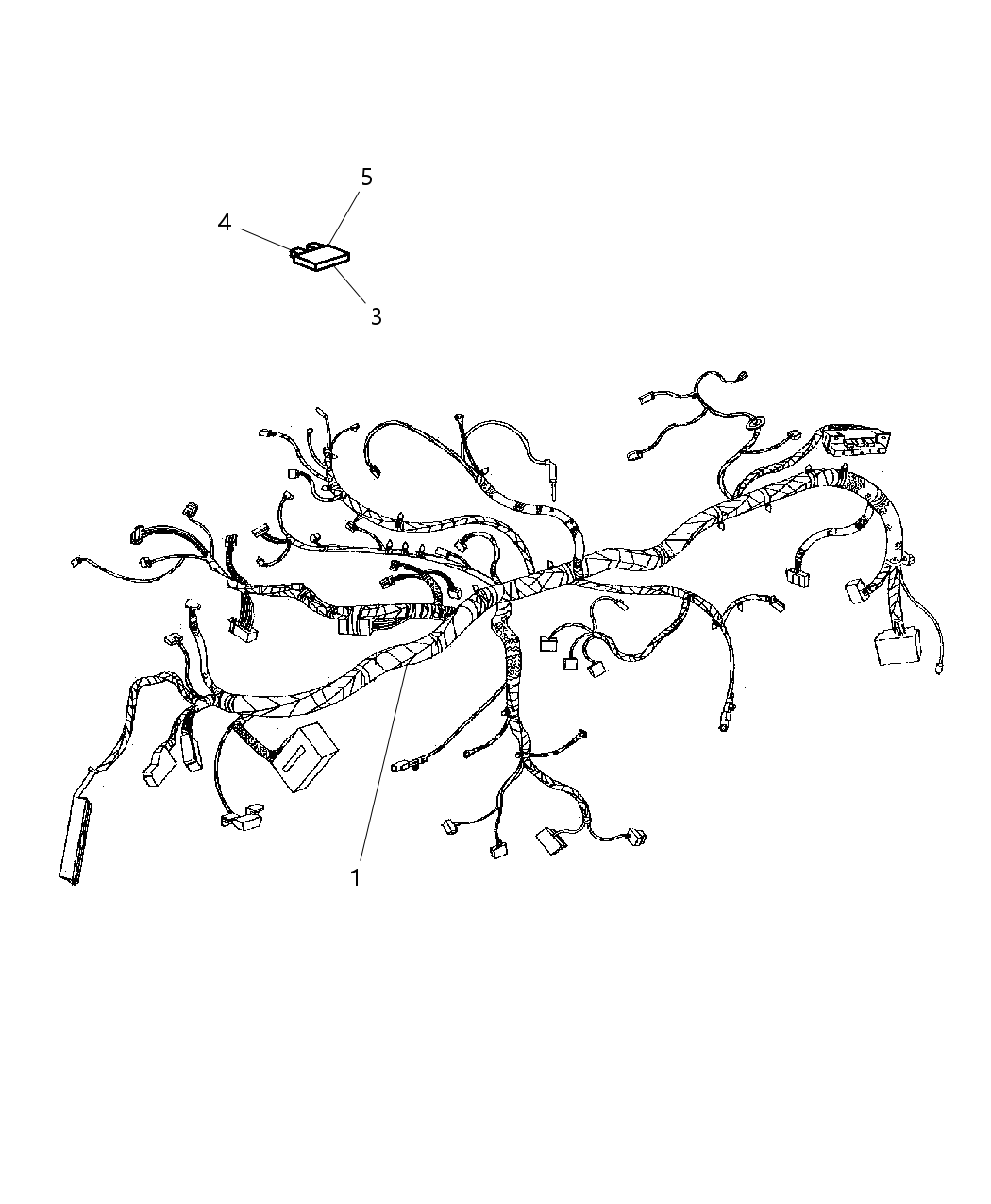 Mopar 4801134AA Wiring-Ground Jumper