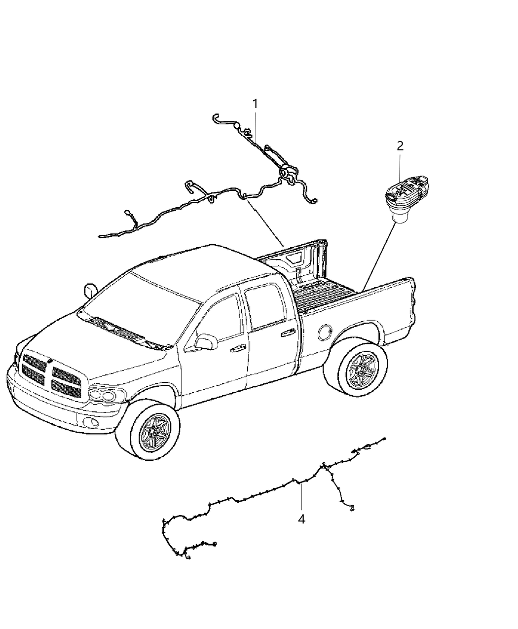 Mopar 68105605AC Wiring-Jumper