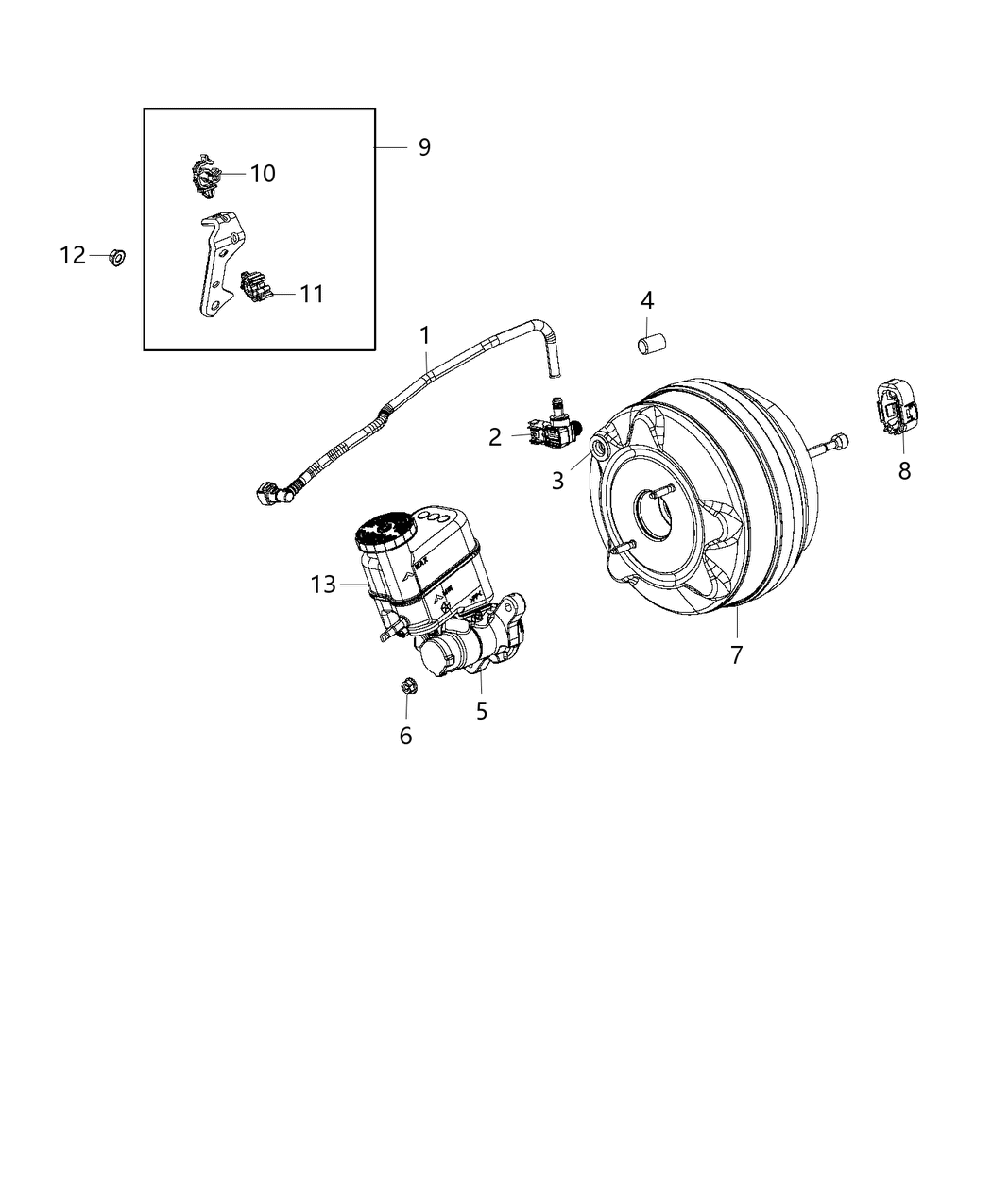 Mopar 68254678AA Hose-Brake Booster Vacuum