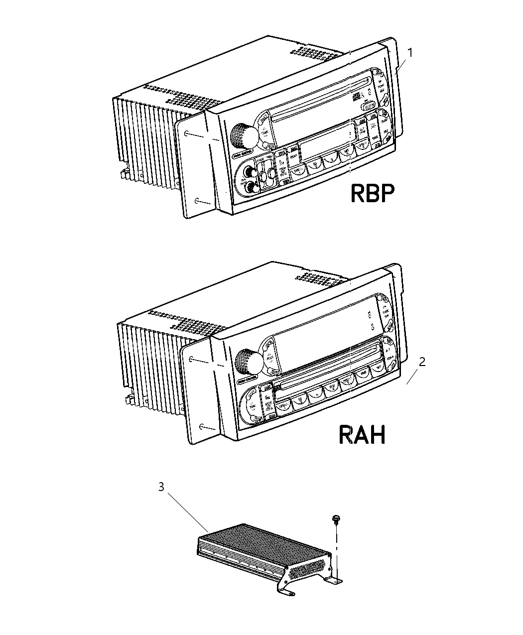 Mopar 5082764AA Radio-AM/FM With Cd And EQUALIZER