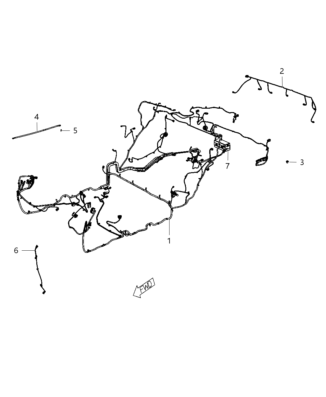 Mopar 68156529AB Wiring-Unified Body