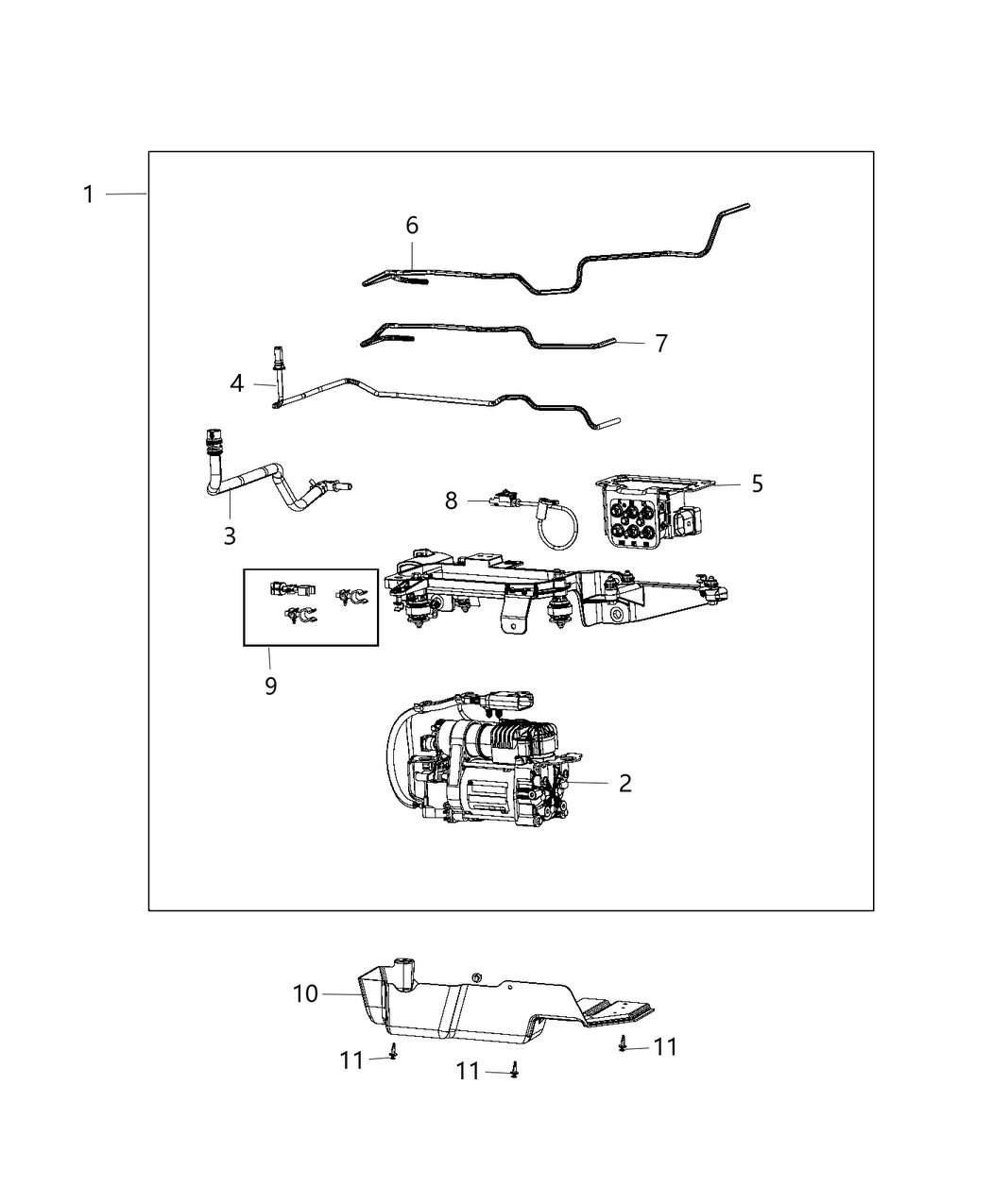 Mopar 5154757AA Hose