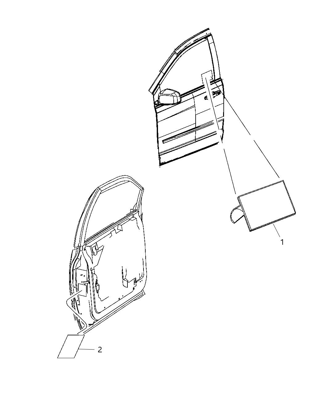 Mopar 68321632AA Label-Warning