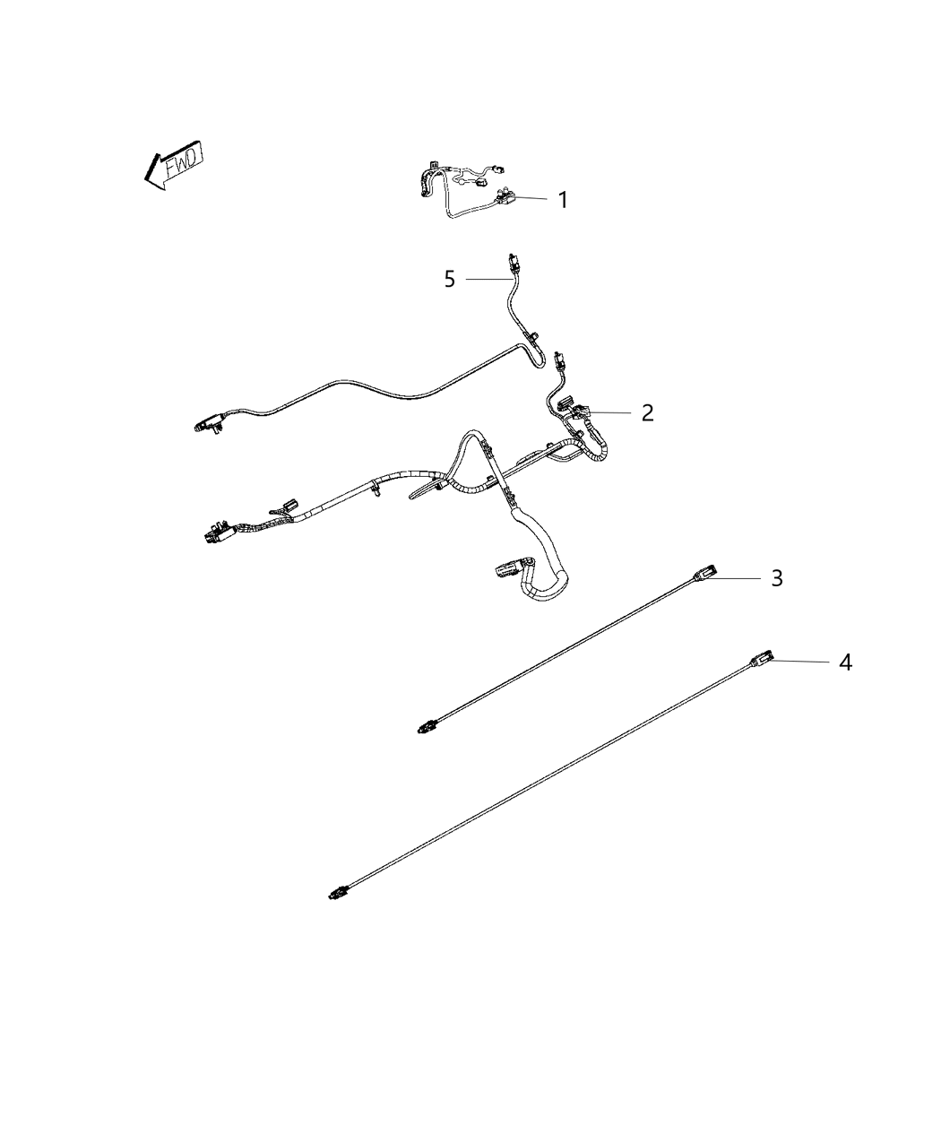 Mopar 68411472AC WIRING-CONSOLE