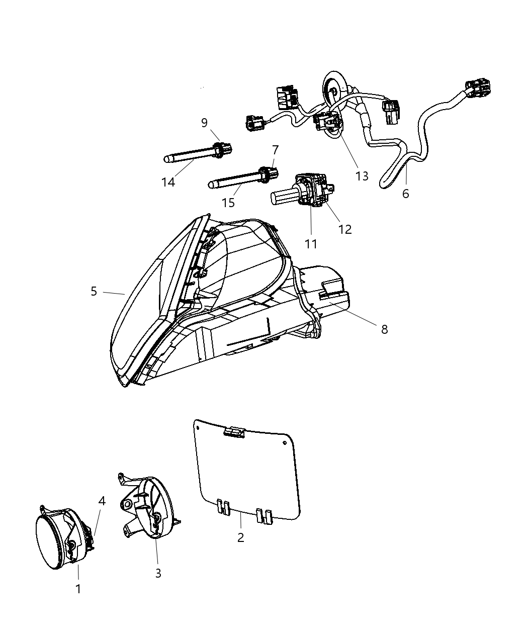 Mopar 68032932AB Cover-Lamp Opening