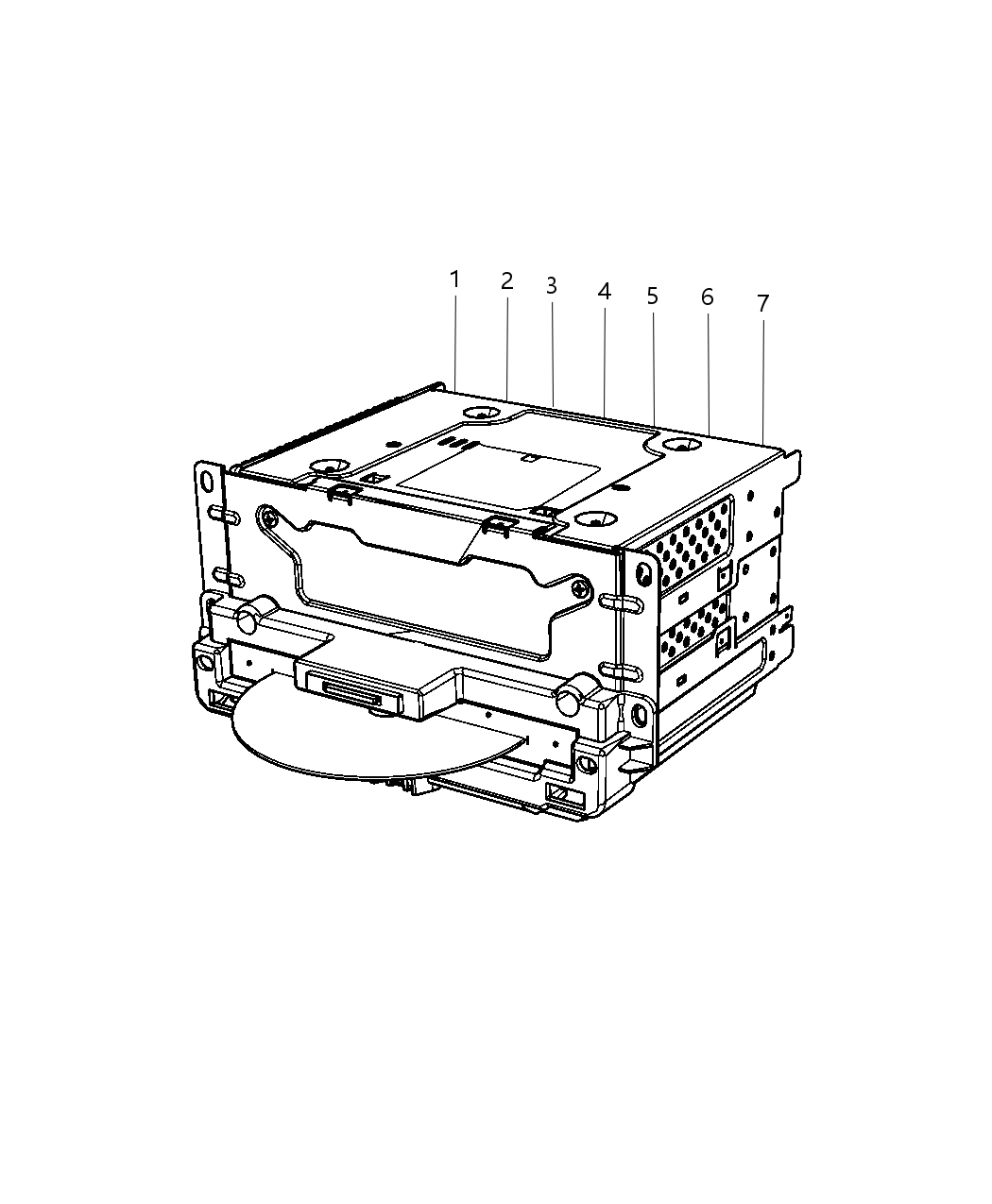 Mopar 5091139AG Radio-Multi Media