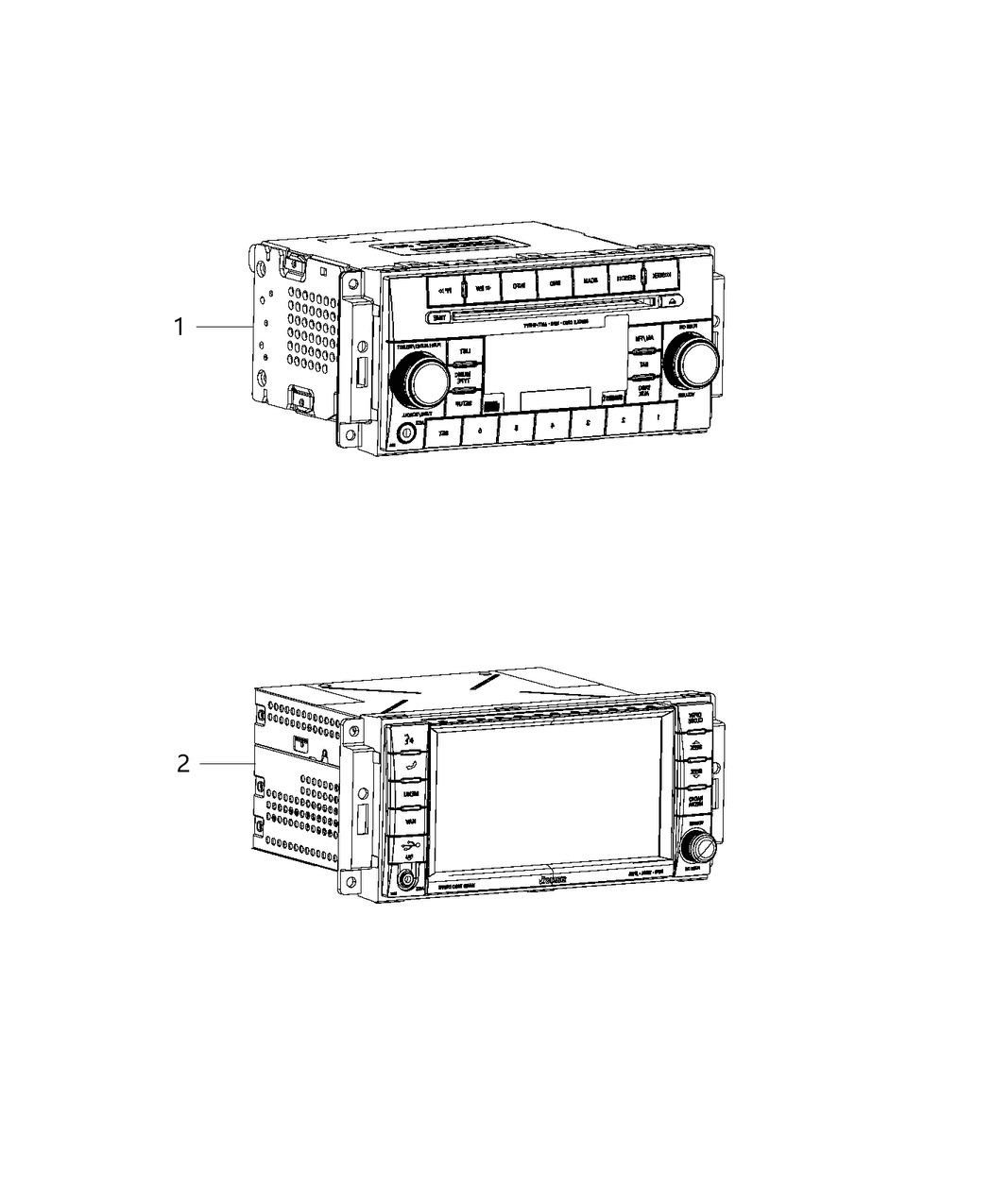 Mopar 68245855AB Radio-Multi Media