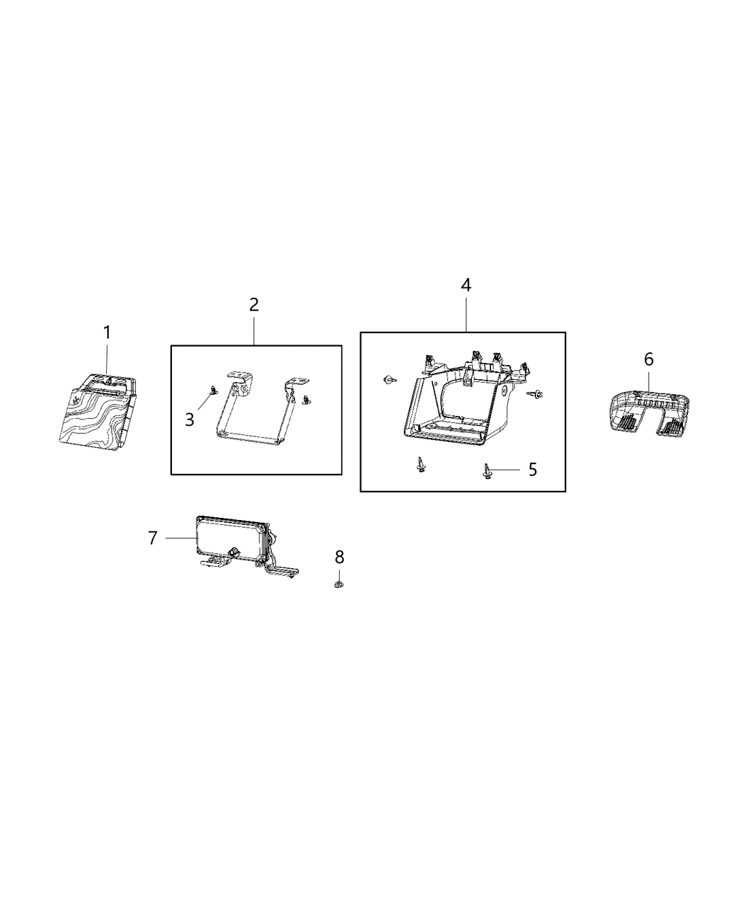 Mopar 68454265AC Camera-Forward Facing