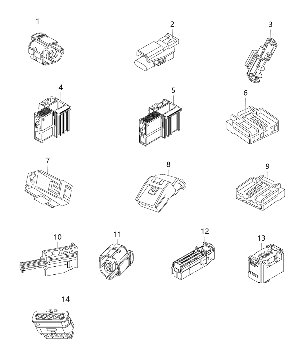 Mopar 68235877AA Connector-Electrical