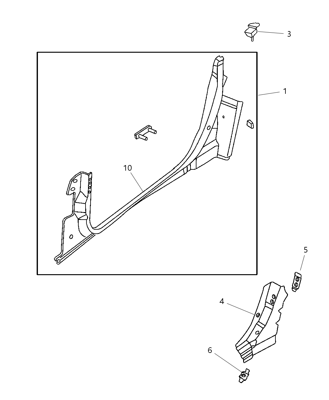 Mopar 6101354 Screw-HEXAGON Head