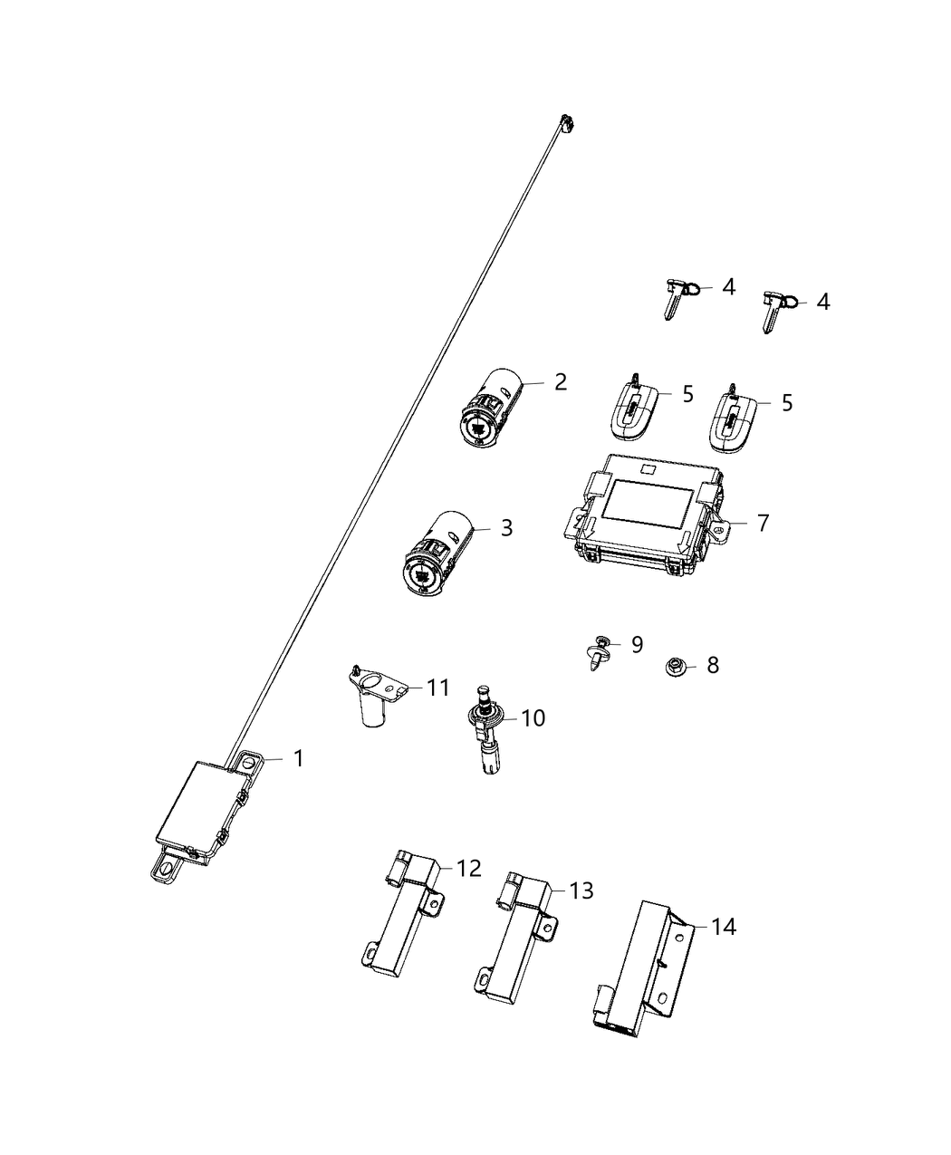 Mopar 68509804AB Module-Hub