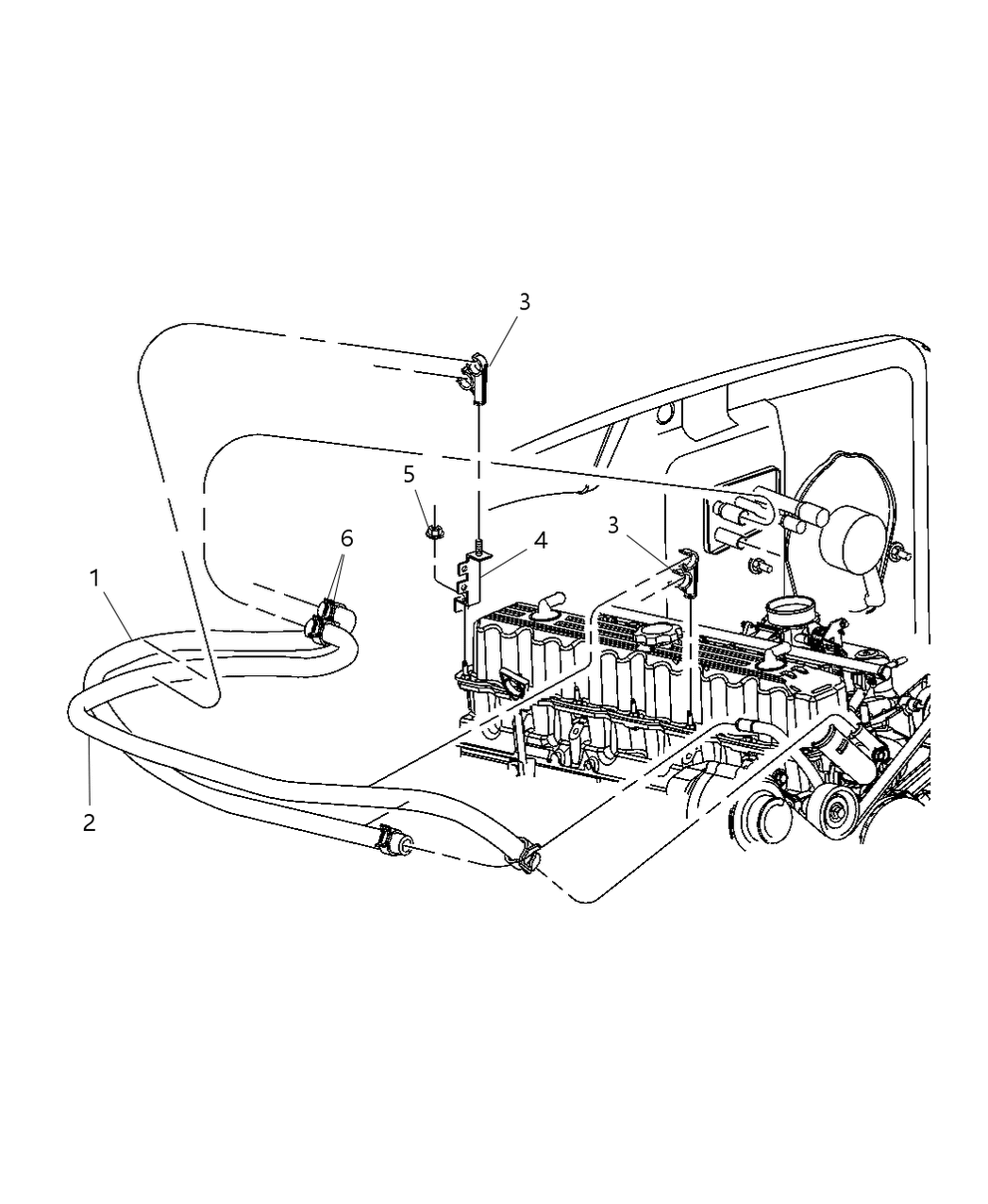 Mopar 55037293AB Bracket-Hose