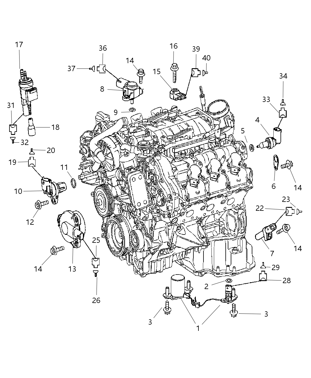 Mopar 5175760AA Sensor-Oil Level