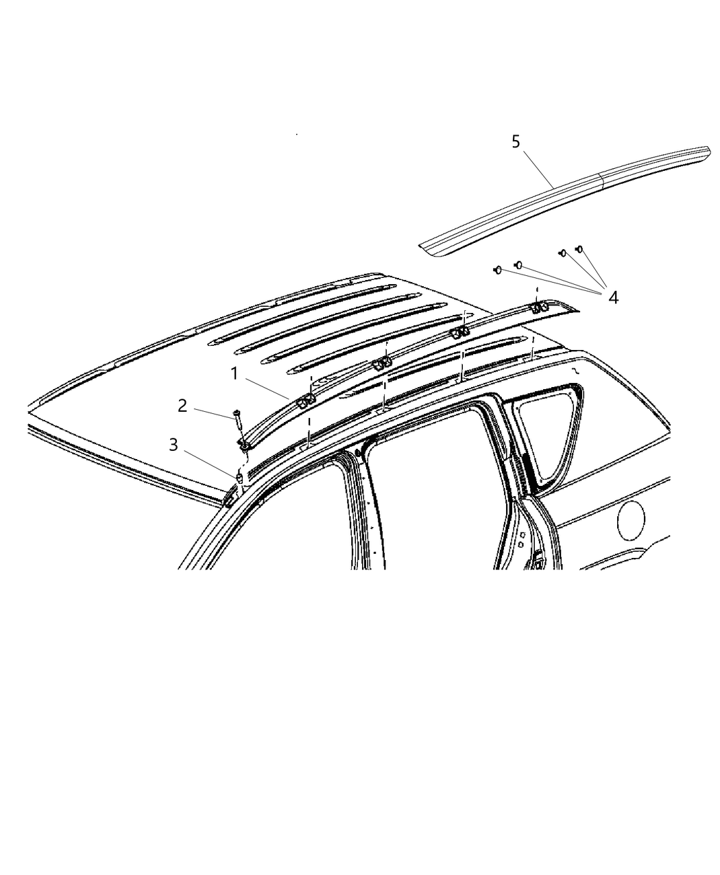 Mopar 5182584AG Cover-Luggage Rack