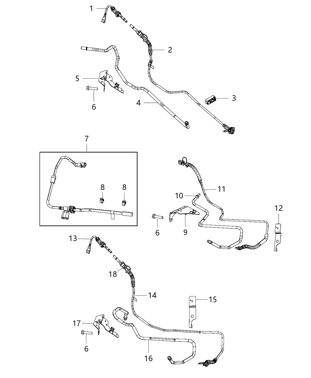 Mopar 68258842AA Tube-Fuel Supply