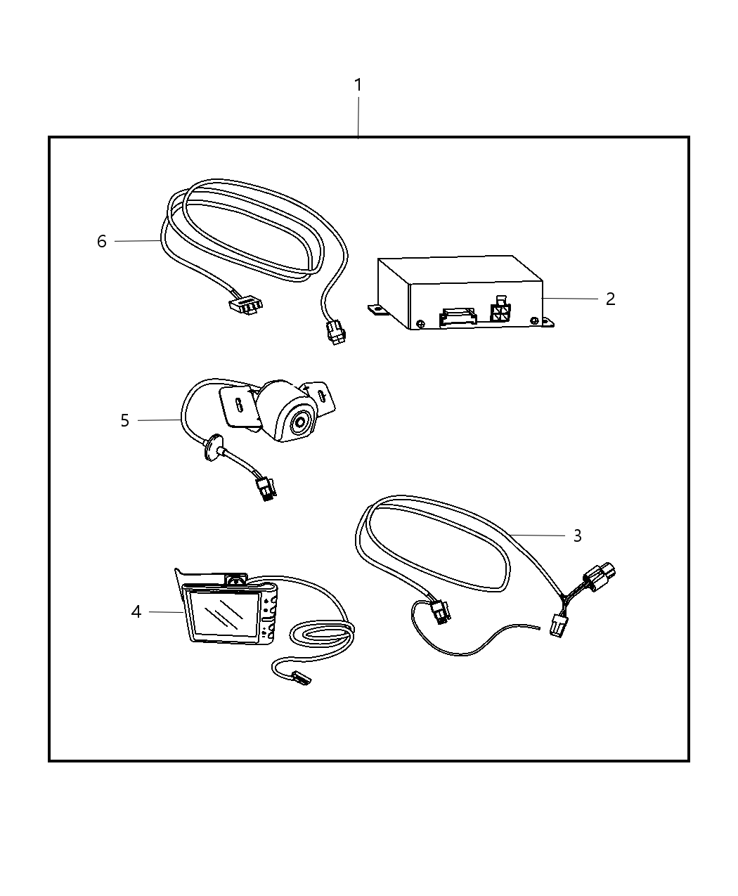 Mopar 82210145 Camera Ki-Back Up