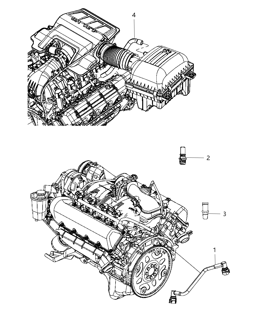 Mopar 53032990AA Harness-CCV To Air Cleaner