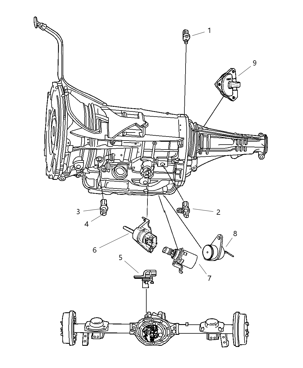 Mopar 68049683AA Sensor-Transmission Range