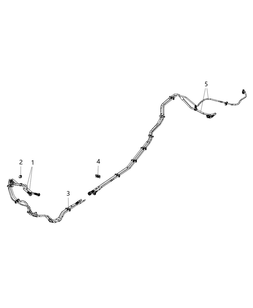 Mopar 68338428AA Bundle-Fuel Line