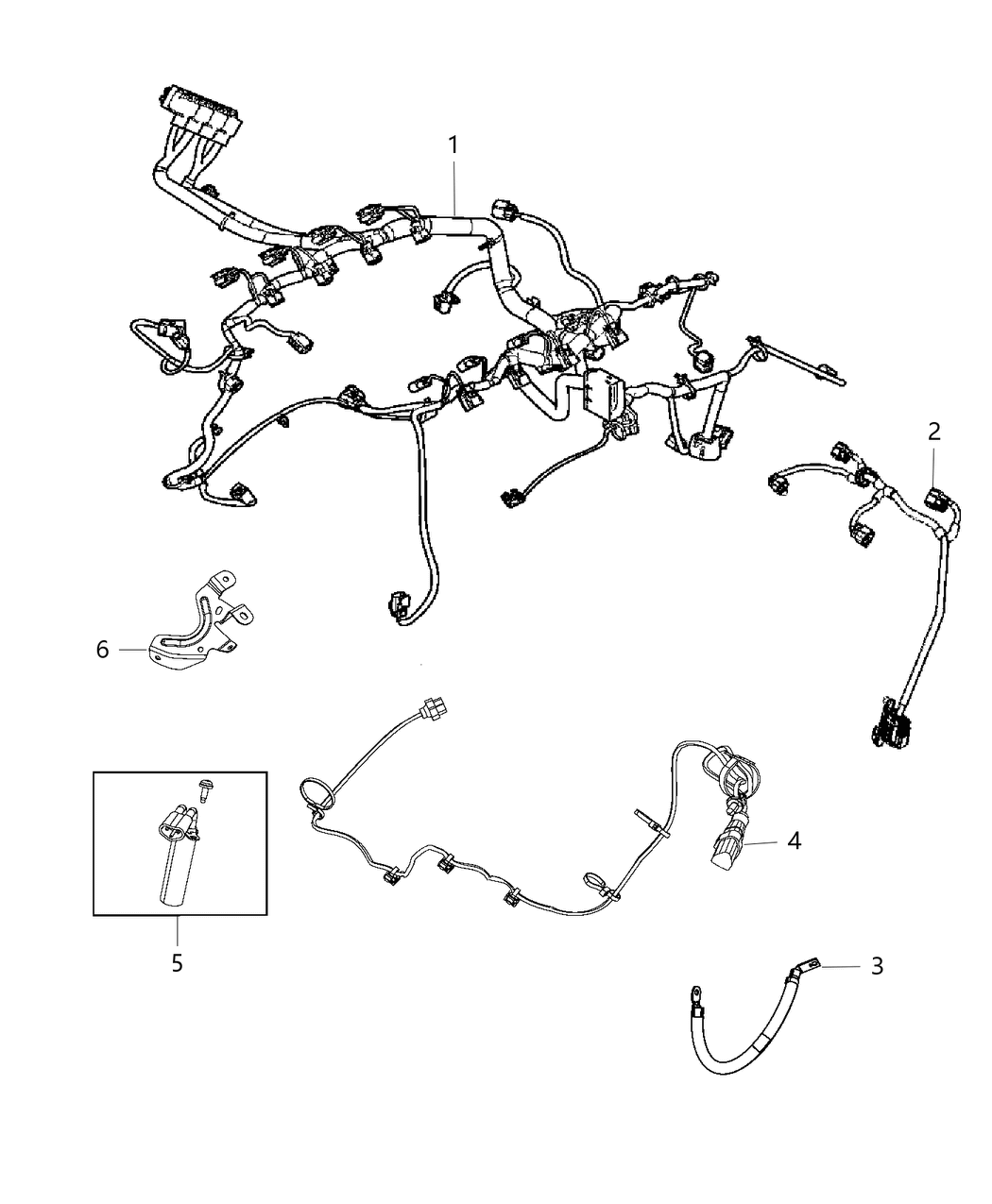 Mopar 68230370AC Wiring-Engine