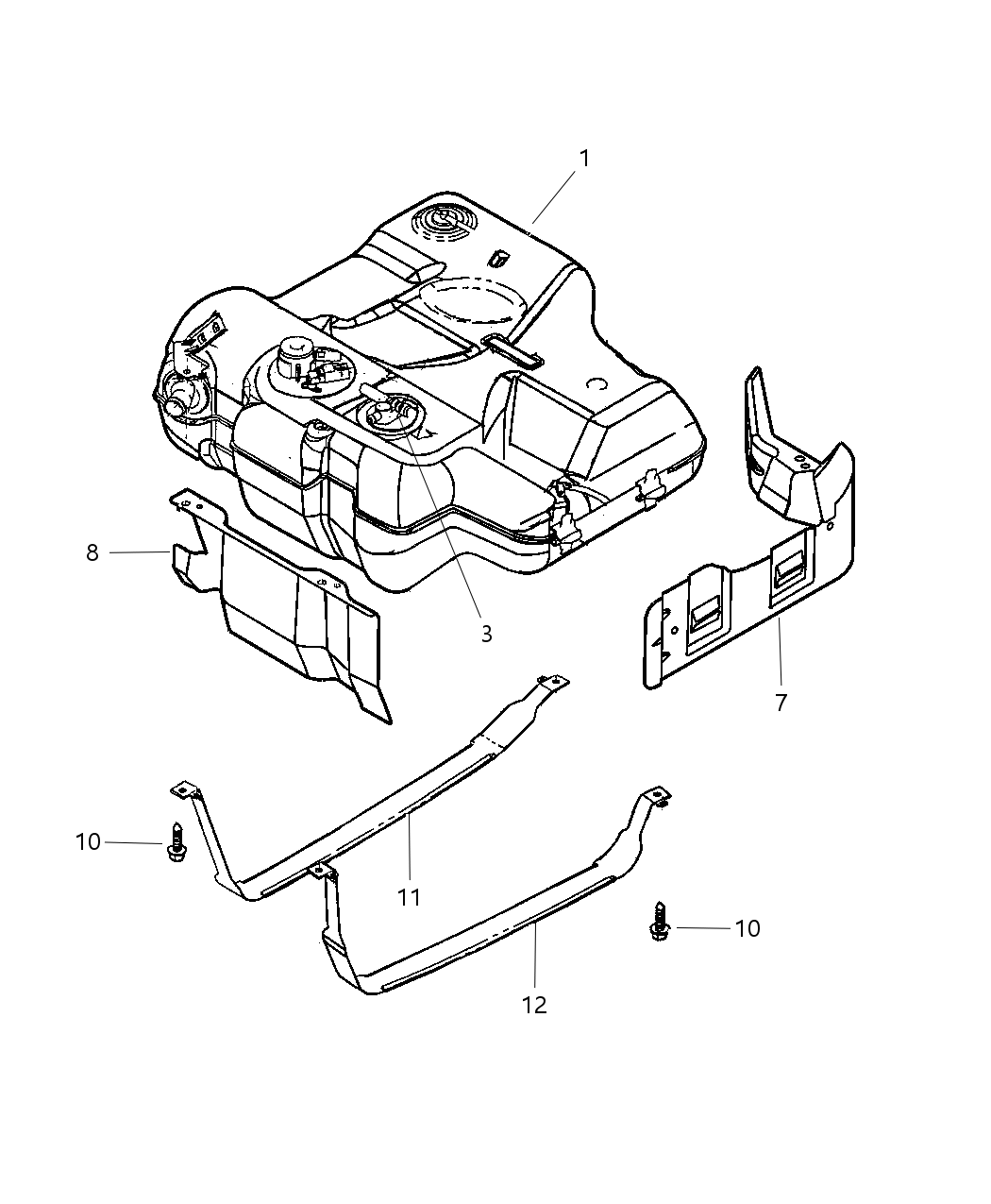 Mopar 4759769AB Wiring Fuel Tank Jumper