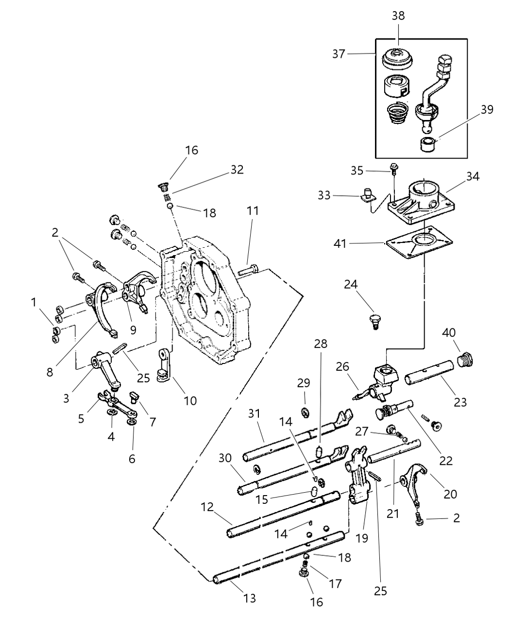 Mopar 83506055 Shaft Selector