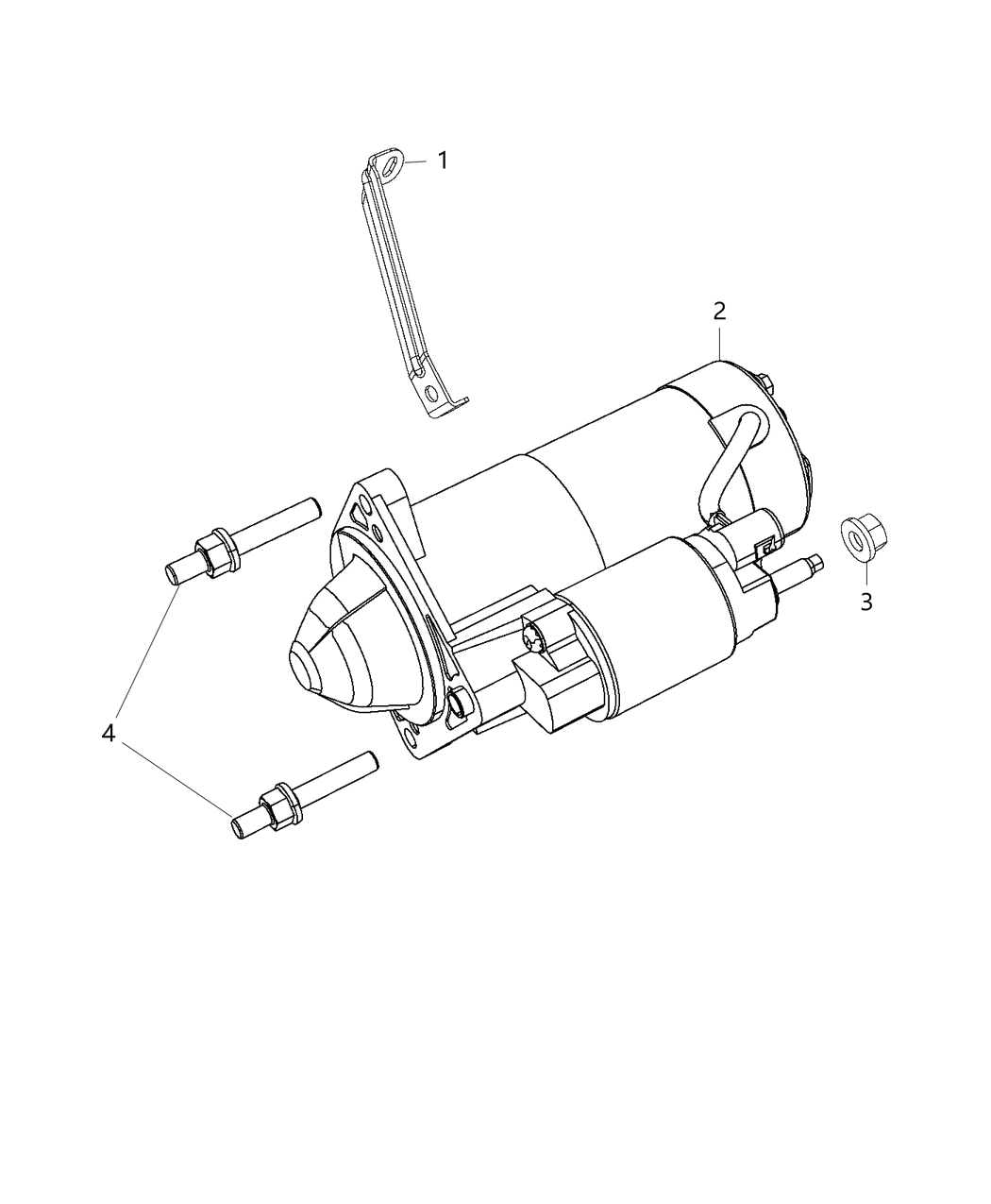 Mopar 68091196AB Bracket-Wiring Harness