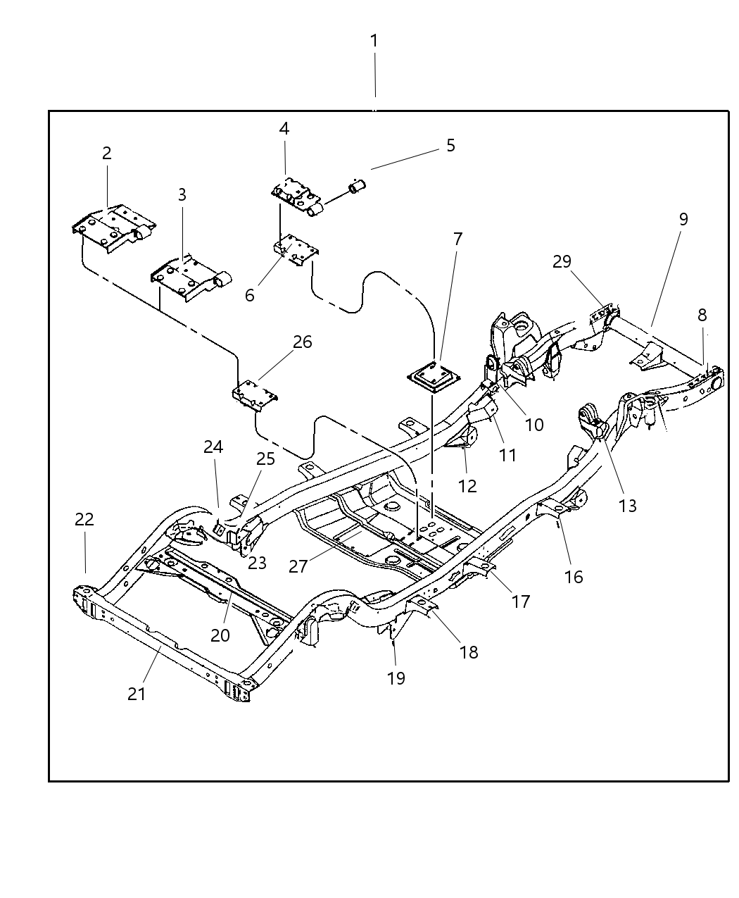 Mopar 52058430 Plate-Suspension