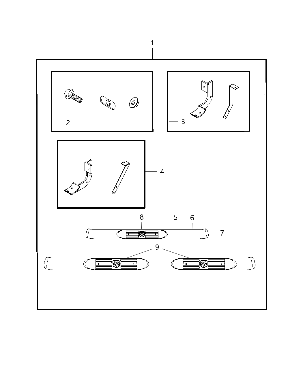 Mopar 5183065AB Step-Left Side