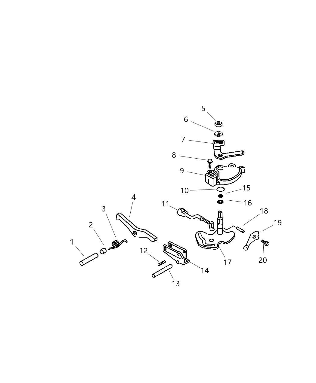 Mopar MD758394 Shaft-Manual Control