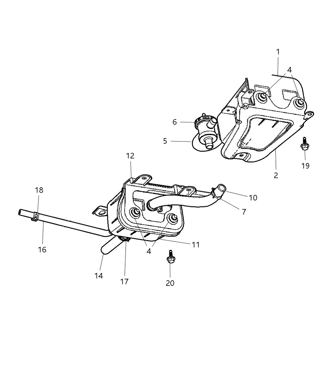 Mopar 4809184AE Tube-Fuel Vapor