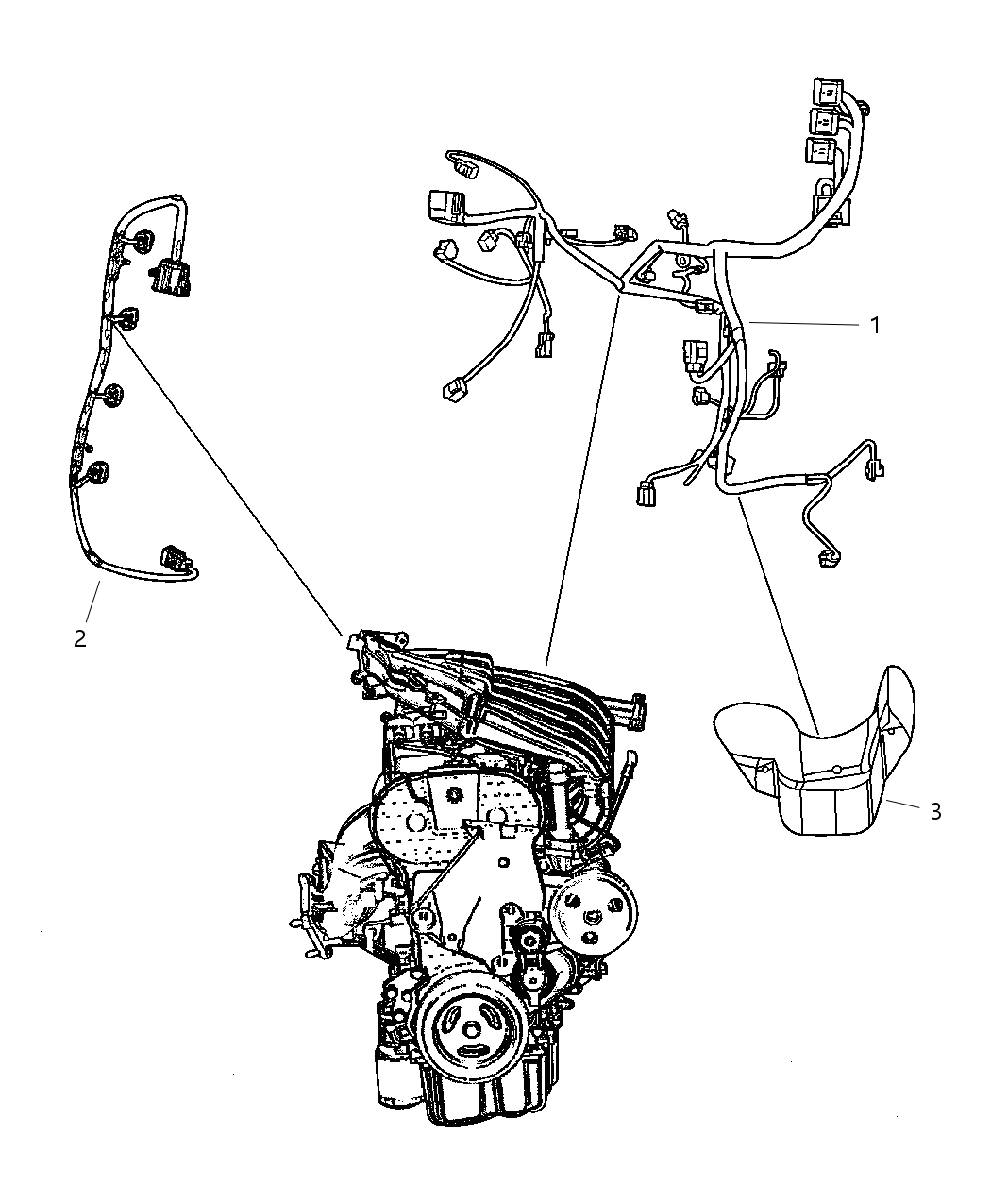 Mopar 4794662AA Clip-Engine Cover