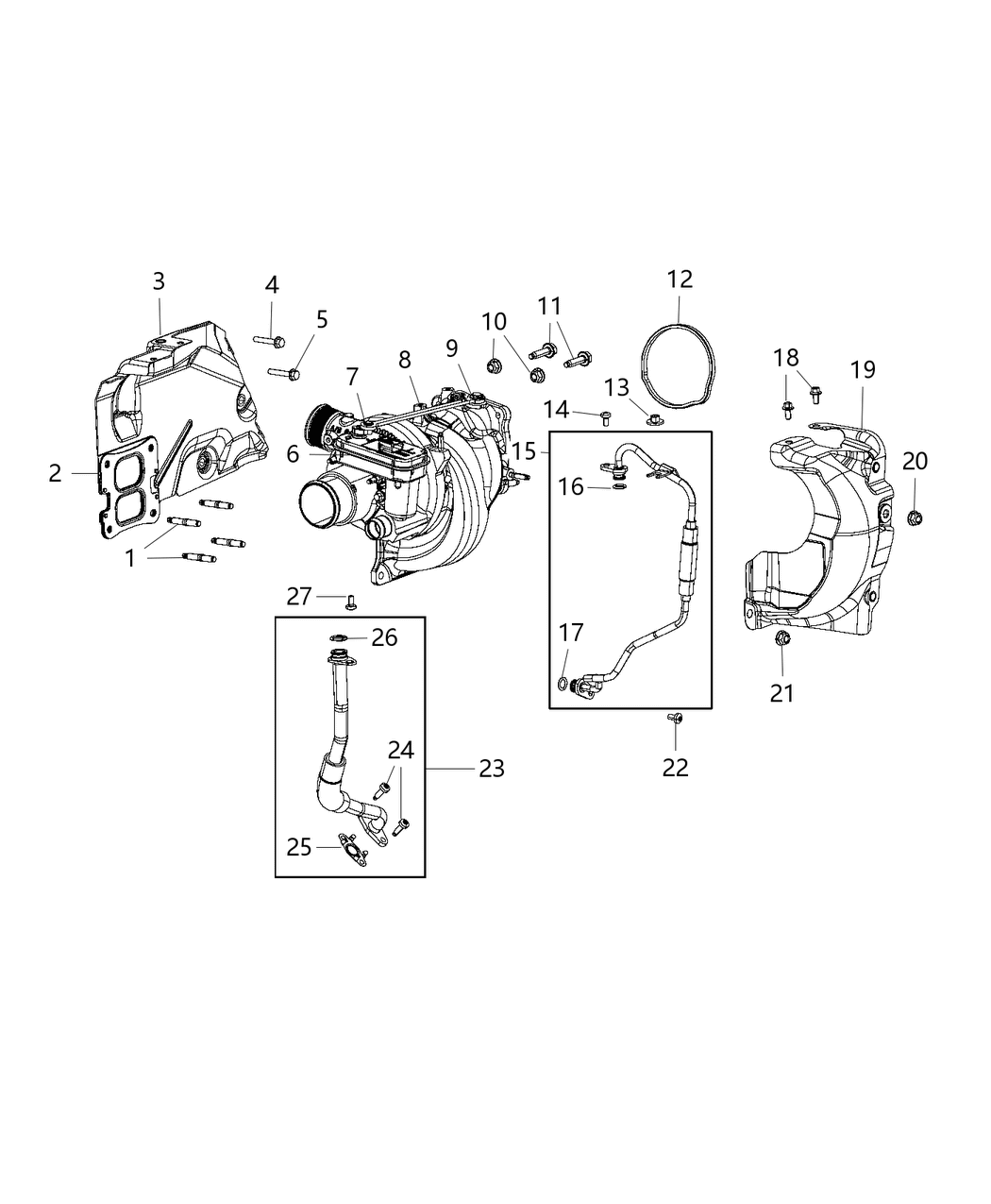 Mopar 68432101AA CIRCLIP-Retaining