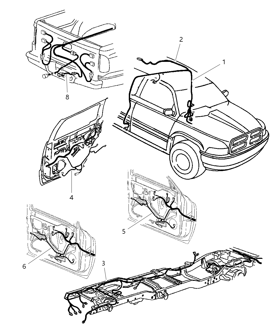 Mopar 56021830 Wiring Fog Lamp Jumper