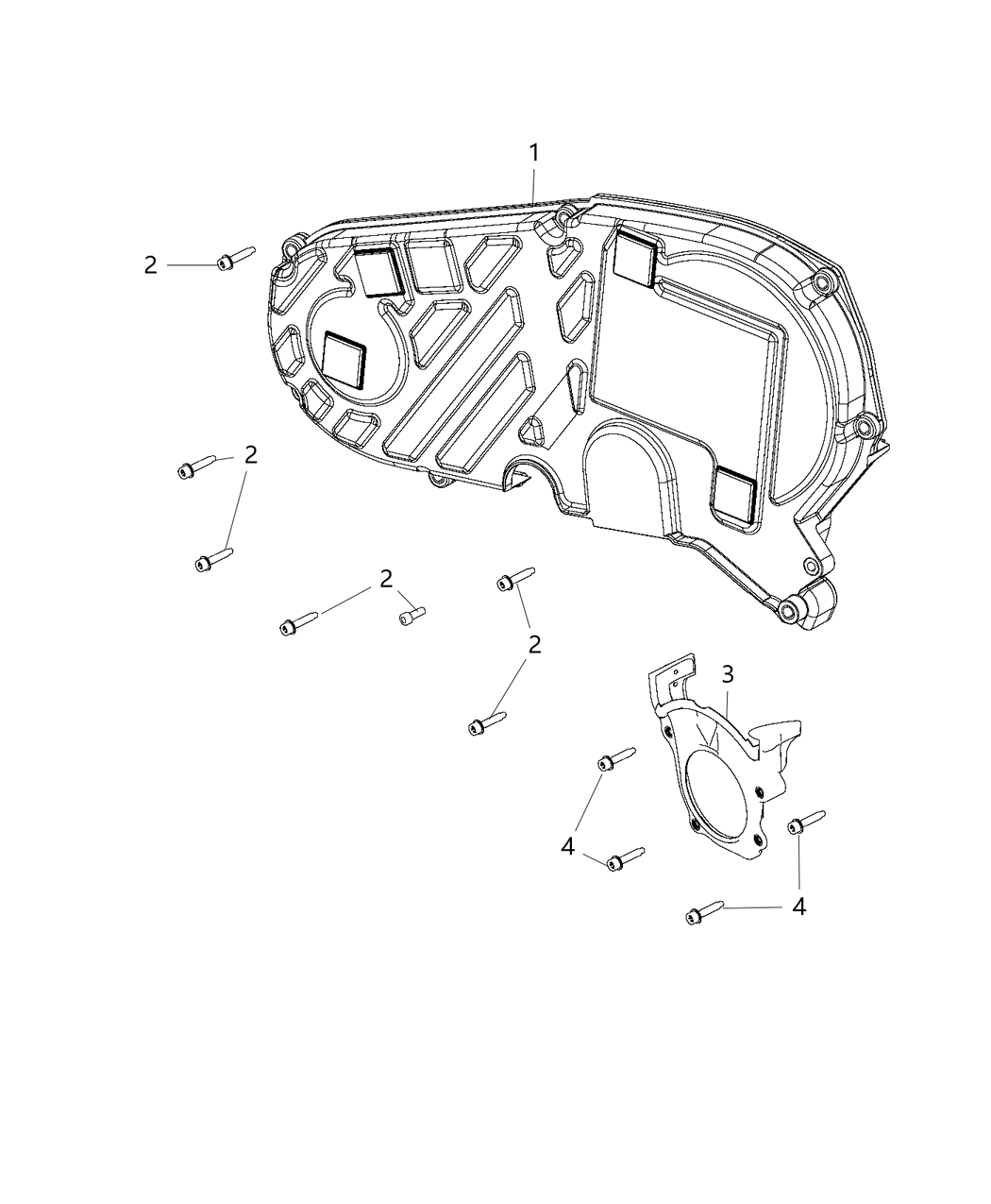 Mopar 68286228AA Cover-Timing Belt