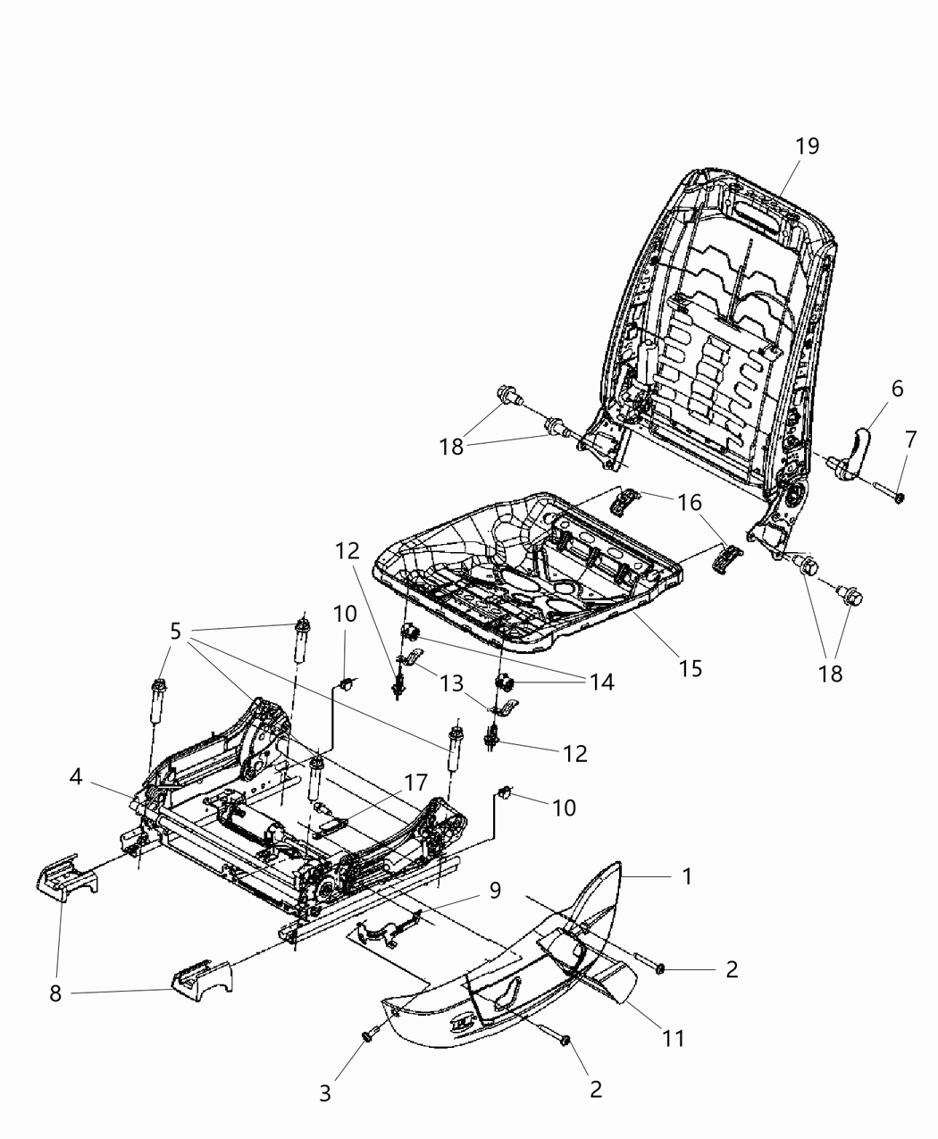 Mopar 1AN841J3AA Shield-Driver OUTBOARD