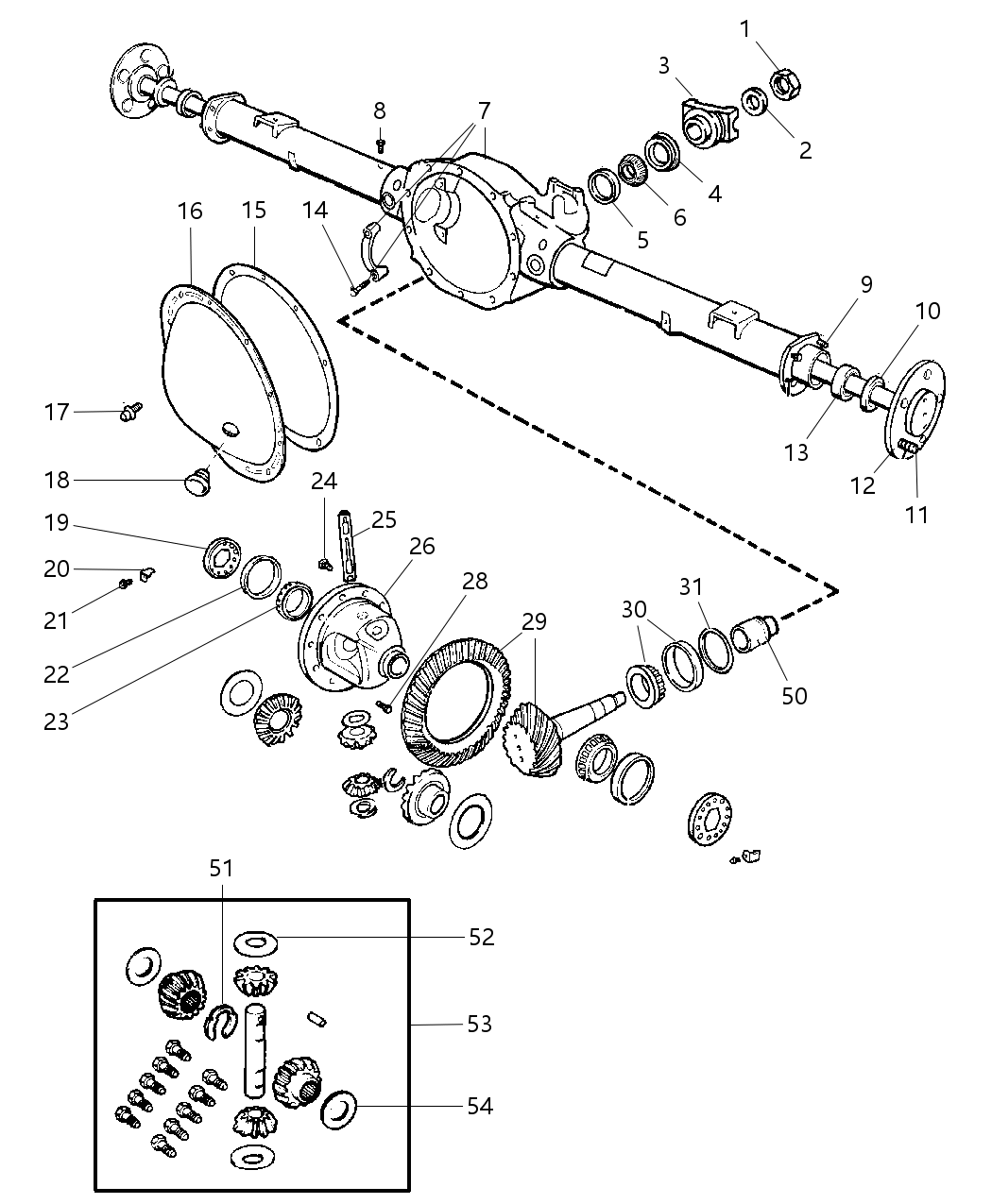 Mopar 5102070AD Housing-Axle