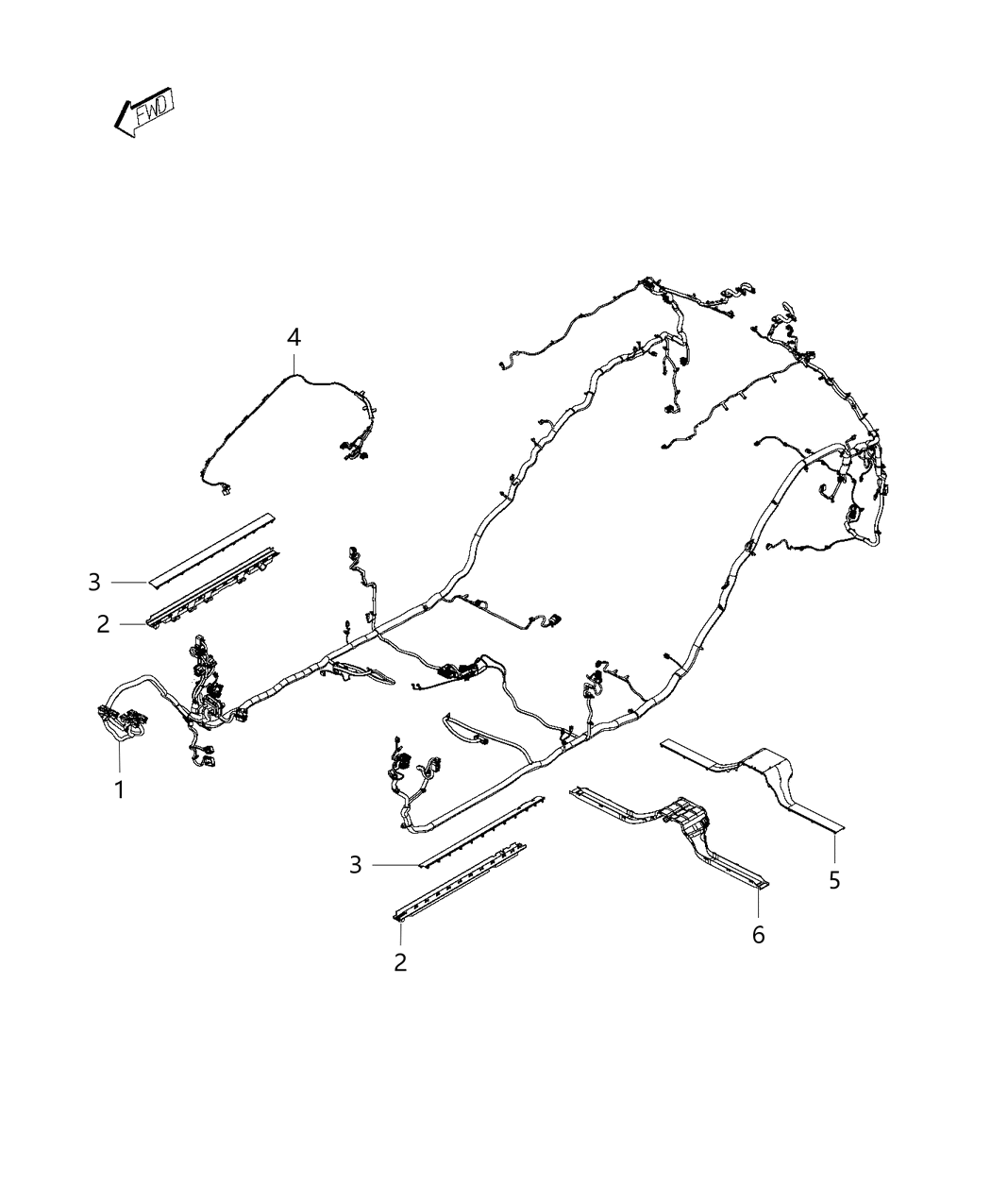 Mopar 68184992AC Wiring-Body